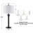 28’’ Modern Black Metal Table Lamp