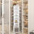 Rotating 7-Tier Shoe Rack Tower, 360? Spinning Organizer, High Bottom Design, Fits 28 Pairs of Shoes, Space-Saving Storage Solution