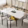 Edora 62.99'' to 94.48" Extendable Rectangular Sintered Stone Dining Table for 8-10