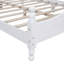 Base de lit plateforme en bois grand format, lit plateforme de style rétro avec support en lattes de bois-465827699-465827696