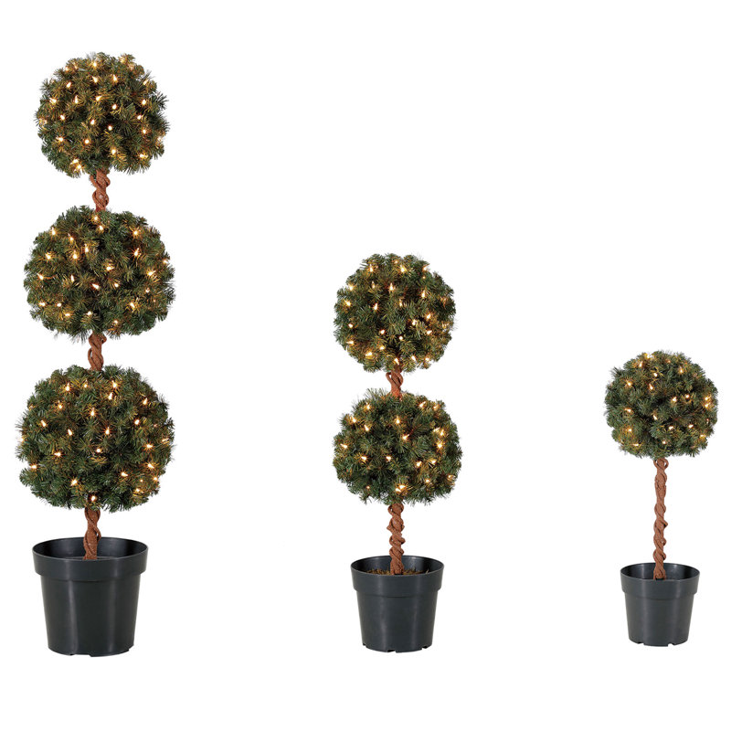 48' Lighted Pine Christmas Tree