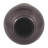  Sculptural Urn Glass Vase with Rim for Home Decor - Decorative Tall Flower Vase Accent for Shelf, or Living Room Table Styling - Brown & Ivory-737622003