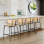 Bantam Stool with Metal Frame-929591172
