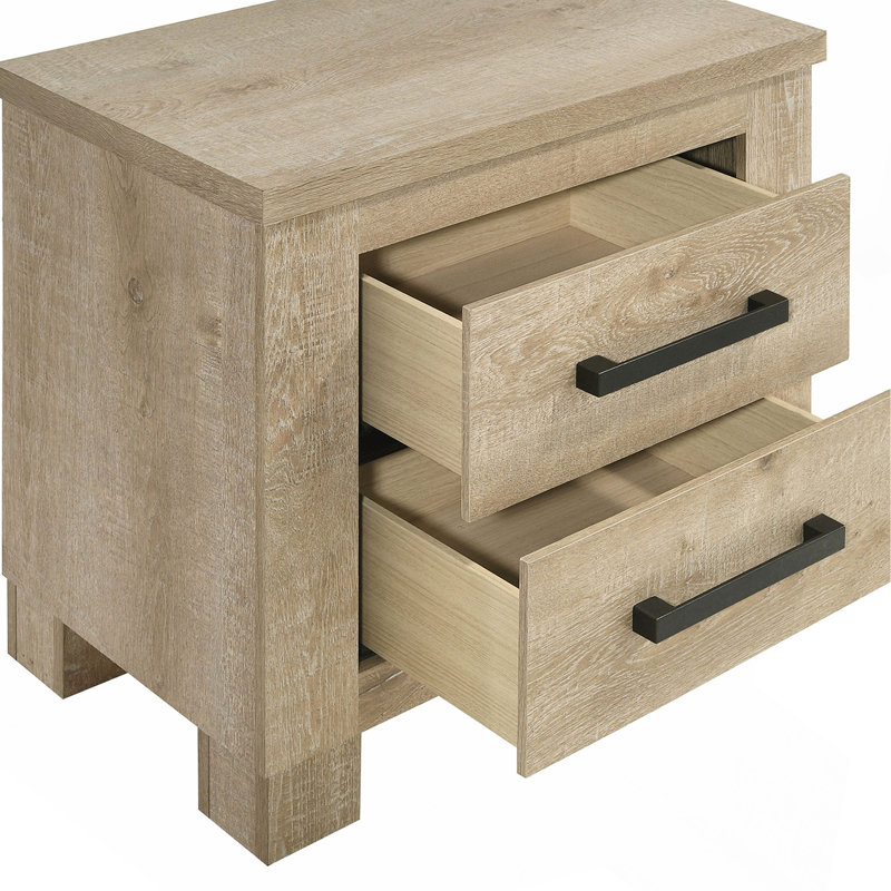 Table de chevet 2 tiroirs Sansome