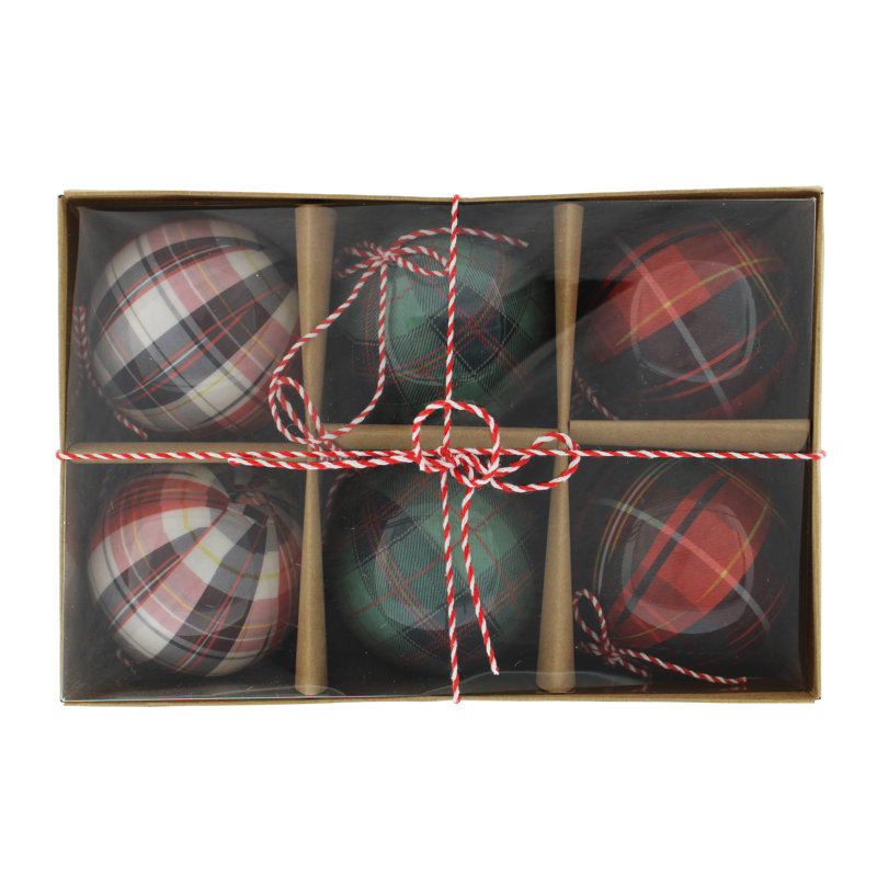 8cm Striped Polyurethane Other Bauble