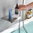 1 Handle Wall Waterfall Faucet with Diverter-64851665