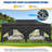 COBIZI Canopy Tent 10x20 Pop Up Heavy Duty Canopy Tent with 6 Removable Sidewalls,Party Tent for Weddings-121845596