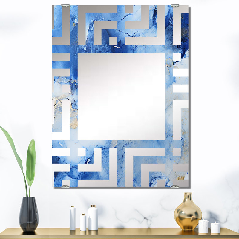Armaan - Miroirs muraux en pierre, 40 po x 30 po