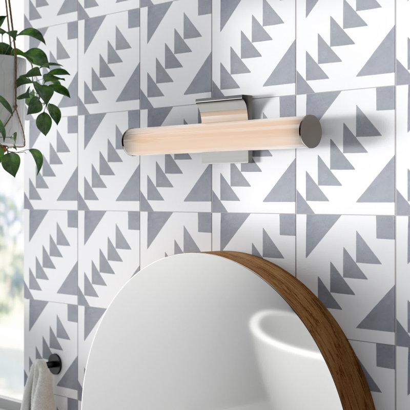 Aylor Dimmable LED Bath Bar, Polished Chrome