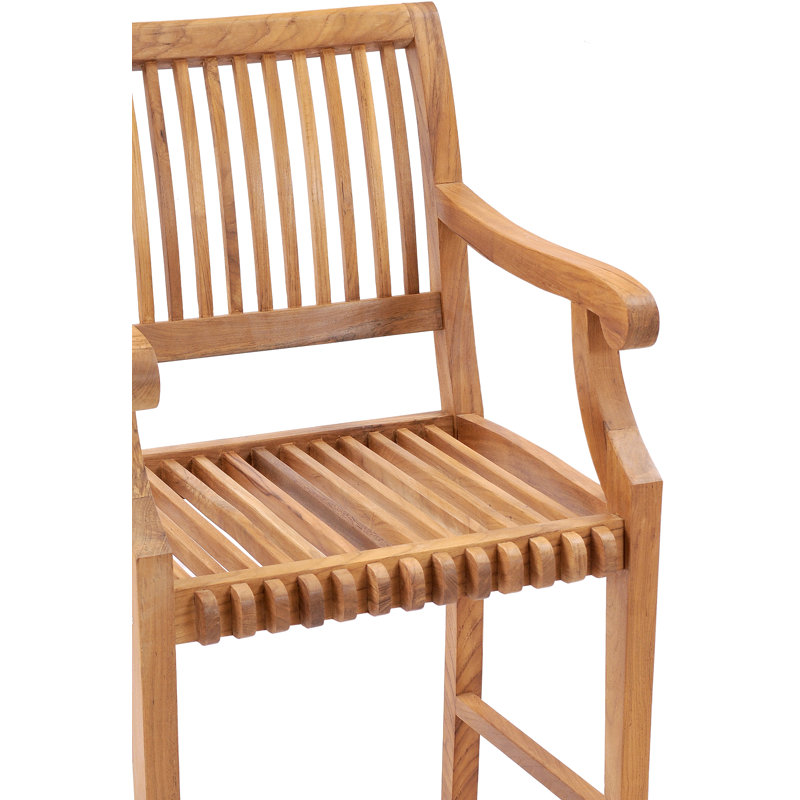 Tabouret de bar de patio 24 po teck Dayne