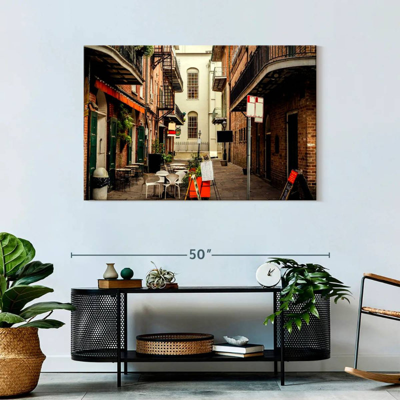 Ravi, French Alley, La Nouvelle-Orléans, H 30 po x l 45 po