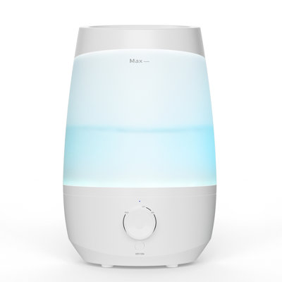 Kloudic Humidifier For Home Bedroom, Cool Mist Top Fill 3l Essential Oil Diffuser Humidifiers For Baby Nursery And Plants