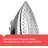 BLACK+DECKER One Step Steam Iron With Evensteam Stainless Steel Soleplates And Smartsteam Control, Grey