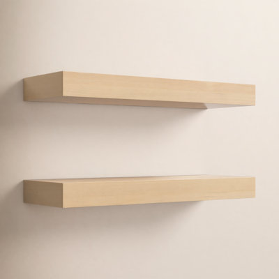Jeremiah Wood Picture Ledge Floating Shelf