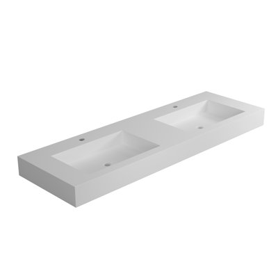 Lavabo rectangulaire pour salle de bain