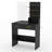 Vanity Desk with Mirror and Lights, Makeup Vanity with 3 Color Light Options and 4 Open Shelves, Vanity Table with 2 Storage Drawers-1214577020