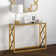 Wynnifred 42'' Glass Top Console Table