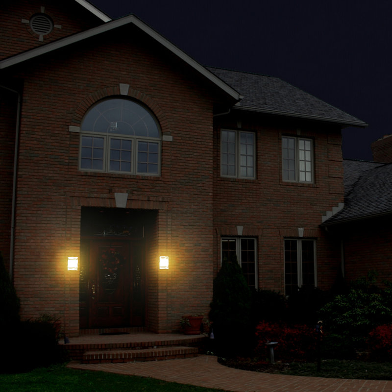 Nolic Outdoor Solar Ambient LED Wall Light