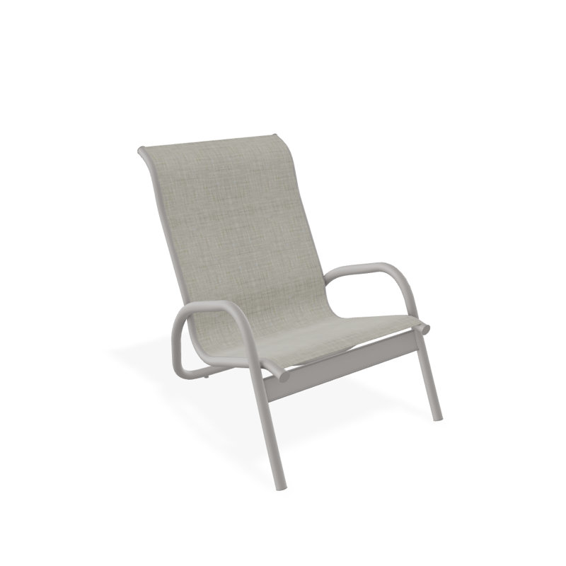 Gardenella Patio Chair, Ella, Warm Gray