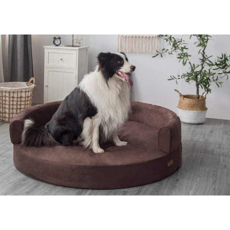 Orthopedic Cotton Pet Bed, Brown