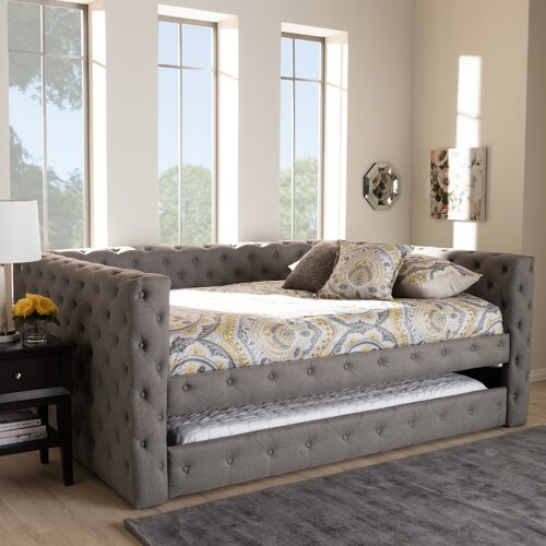 Willa Arlo Interiors Satter Upholstered Daybed with Trundle & Reviews ...