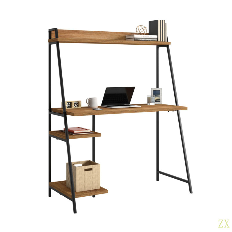 Bureau avec rehausse idéal pour le bureau ou le bureau dans la chambre ou le salon