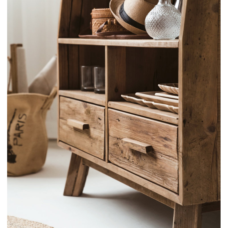 Johnesha 35.4'' Solid Wood Sideboard