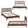 Kristoffer Solid Wood Bed Frame with Headboard