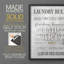 Neutral Laundry Rules Framed Print - Solid Wood