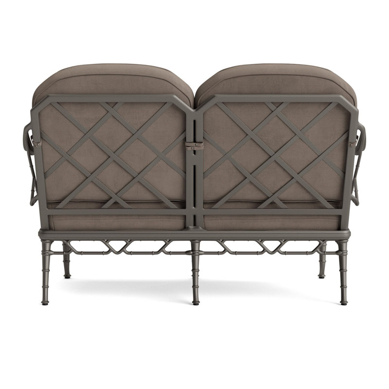Calcutta Outdoor 2 - Seat Loveseat, Fusion Charcoal, Mica