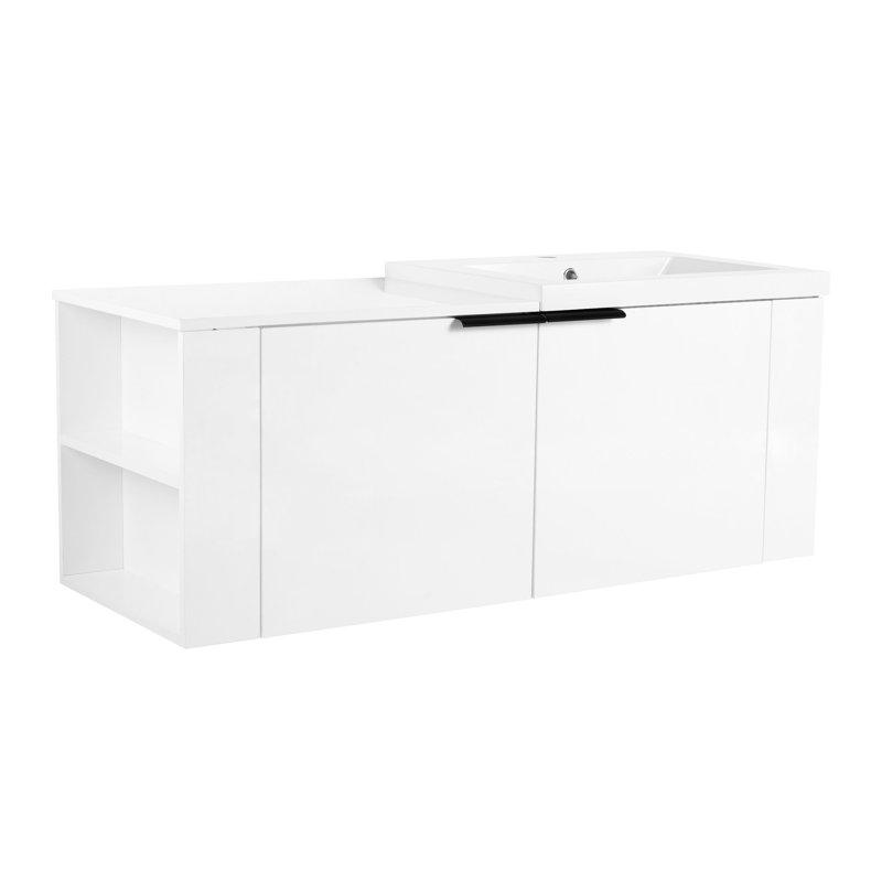48 "Bathroom Vanity Sink Combo For Big Space, Ameican White Oak