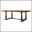 Table de salle à manger Bernard finition chêne vieilli, robuste et élégante pour les réunions de famille et l'utilisation quotidienne-1780043226-1780043229