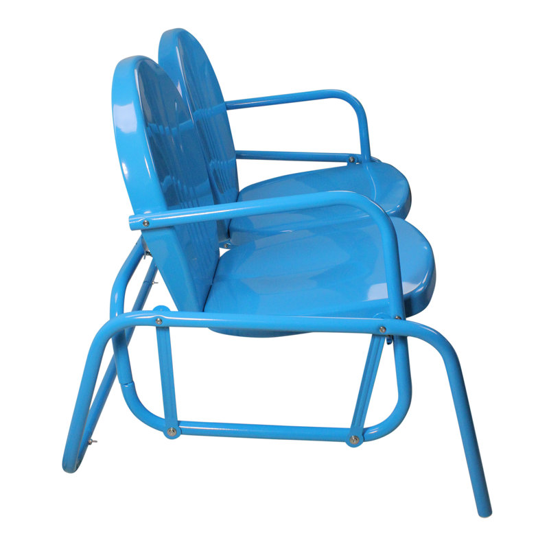 Banc oscillant Arbaaz, Bleu turquoise