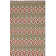 Tapis rouge / brun Kelston