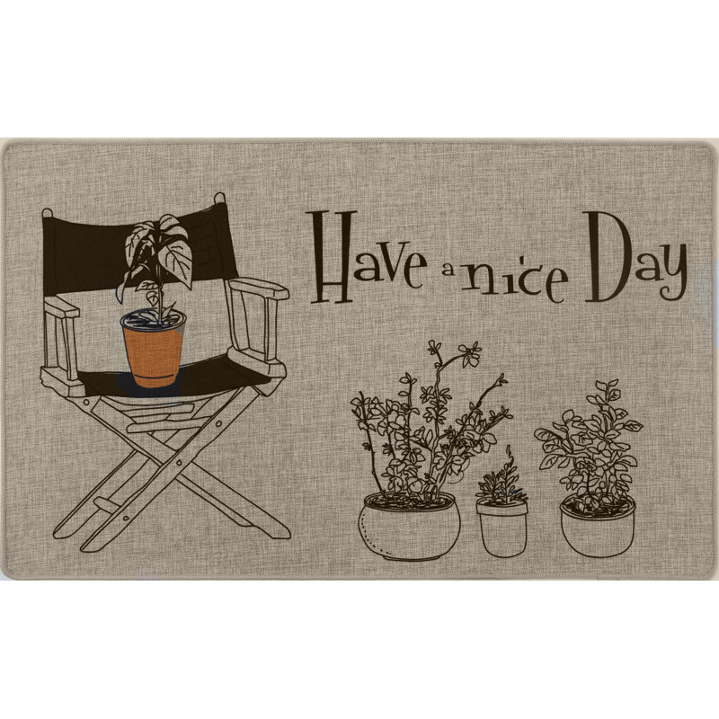 Tapis de cuisine poly nice day Believe