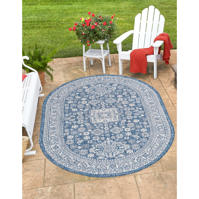 Anariya Indoor / Outdoor Rug, Oval 3'3" x 5'3"