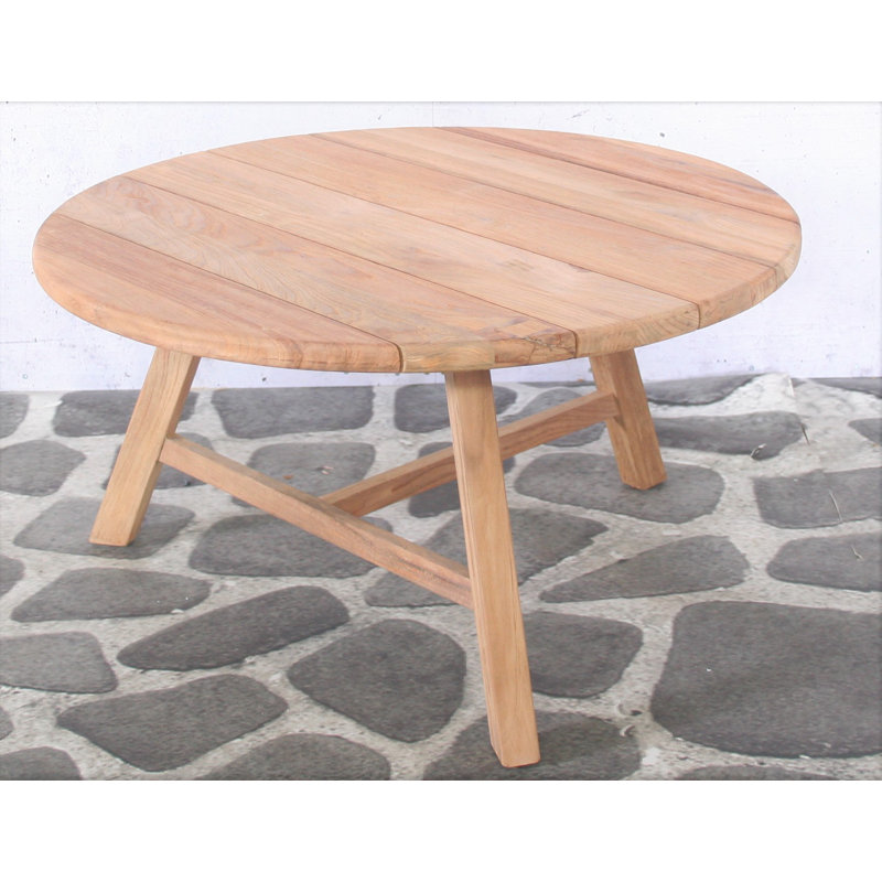 Quebec Round Metal Outdoor Side Table , 80cm cm W 80cm cm D
