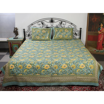 Drap-housse en coton Exotic India