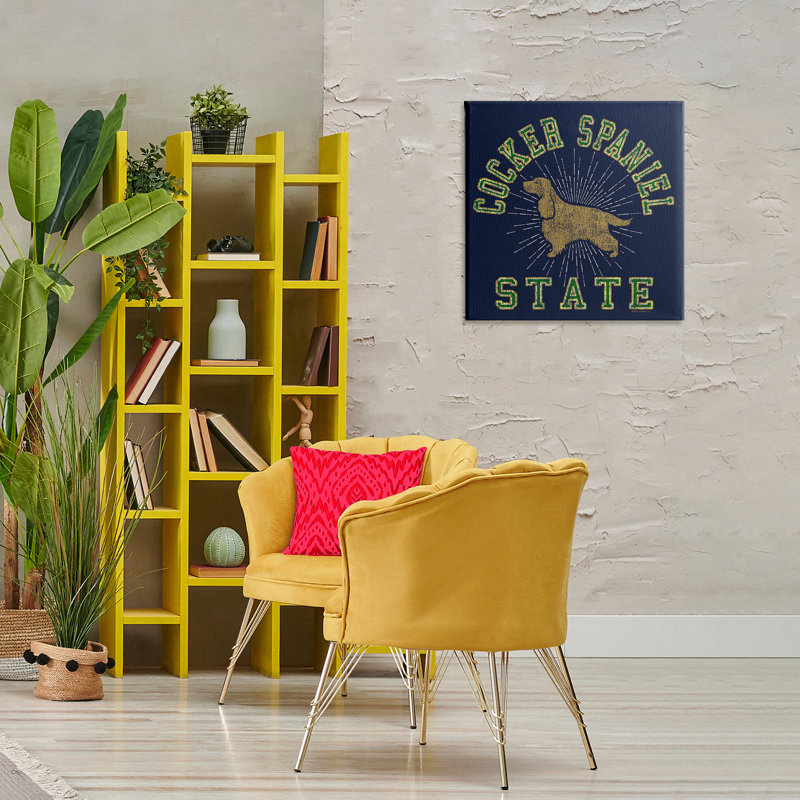 Art mural Cocker Spaniel State par Spirit Animals / Life Is High, H 24 po x l 24 po