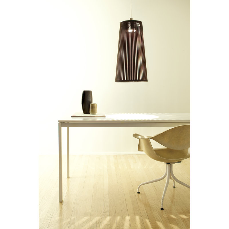 Solis Pendant, 24" H x 13" W x 13" D, Black