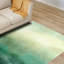 Tapis vert lavable Hidden Path I, tissé à la machine, douceur céleste avec envers antidérapant