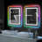 Gaulrapp Anti-Fog RGB Backlit & LED Frontlit Bathroom / Vanity Mirror with Tempered Glass & ETL-294742904