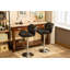 Contemporary Tufted Adjustable Height Hidraulic Bar Stools, Set Of 2-363407911
