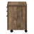 Brown Office File Storage Cabinet - Mobile With Construction And Drawers Rolling For Laminate Exterior