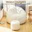 Fauteuil à billes avec repose-pieds Luxury Tigerskin-1271122805