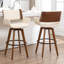 Tabourets pivotants rembourrés en similicuir Modern-1436177513-1436177524