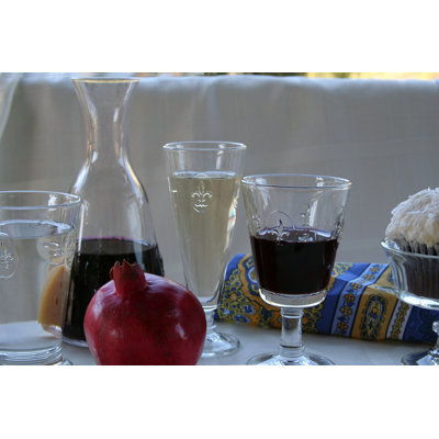 Fleur De Lys 10oz. Whiskey Glass Set