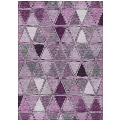 Tapis intérieur / extérieur lavable 8 pi x 10 pi Merlot