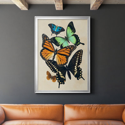" Collaged Butterflies I "