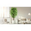 Ficus artificiel de 1,80 m, faux ficus avec pot noir, arbre réaliste pour la décoration intérieure de la maison, du bureau et de l'entrée.-1533884010-1534033677